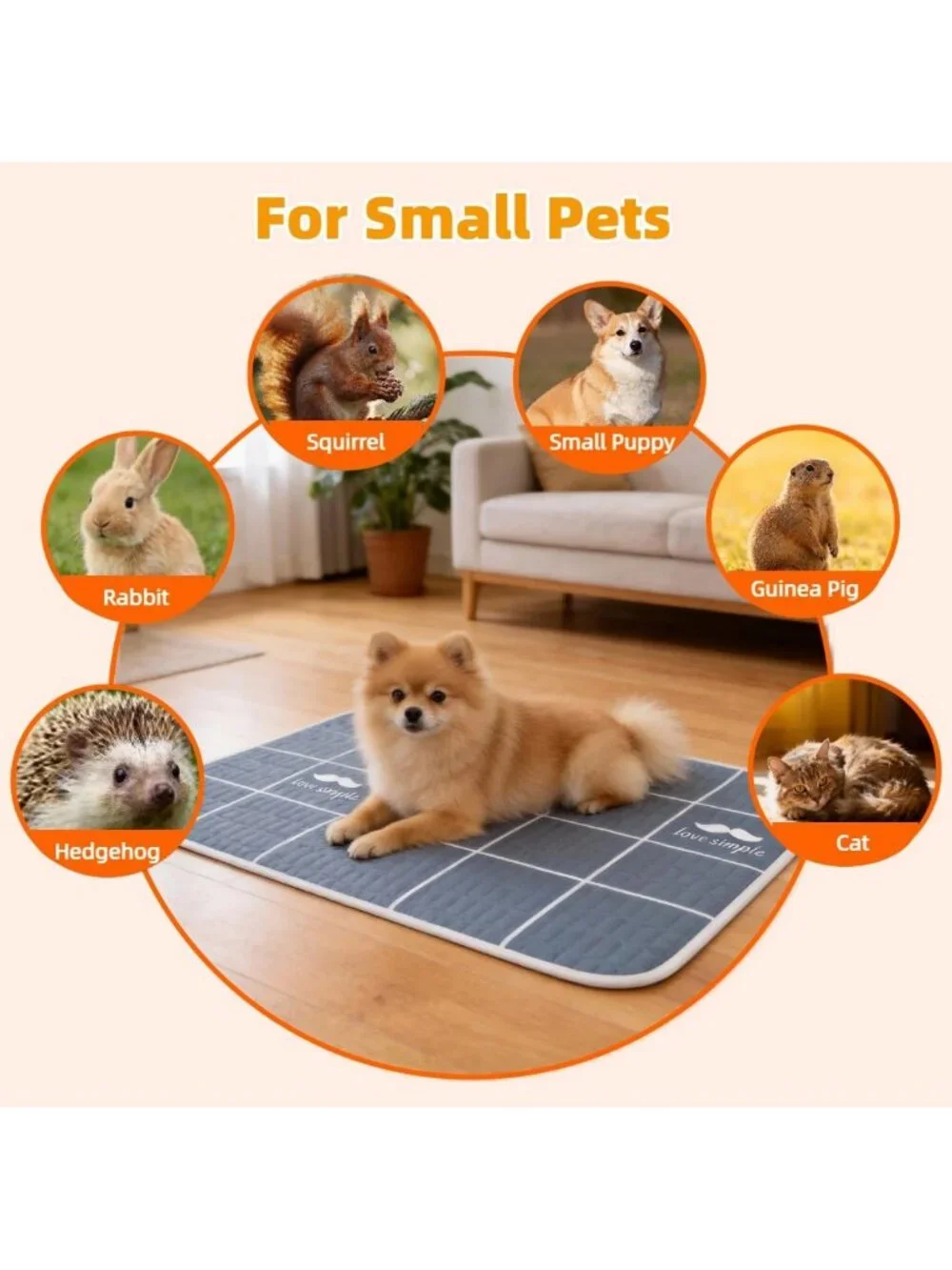 Super Absorbent Washable Puppy Pads with Pheromones - Leakproof & Non-Slip, 4